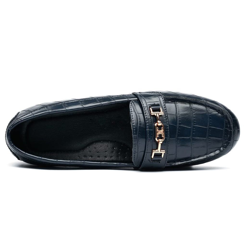 DeYashopin Leisure Royal Blue Loafer Shoes Leisure Slip On Shoes Comfort Flats 7