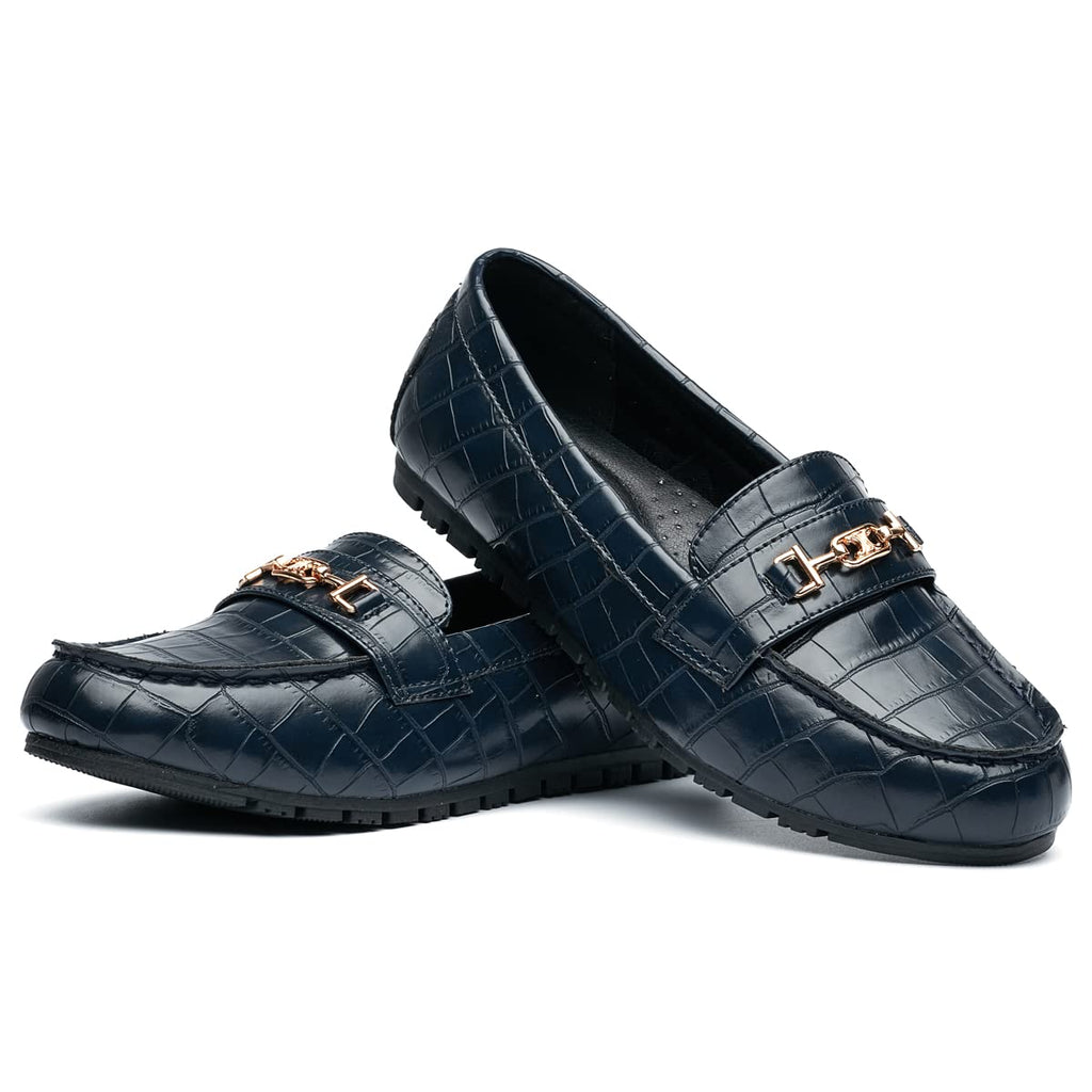 DeYashopin Leisure Royal Blue Loafer Shoes Leisure Slip On Shoes Comfort Flats 7