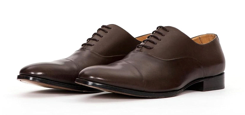 Pair Of Kings Shoes Men's Pure Nuts Brown Leather Lace Up Cap Toe Dres - Pair of Kings Shoes Pair Of Kings Shoes Men's Pure Nuts Brown Leather Lace Up Cap Toe Dres - Pair of Kings Shoes