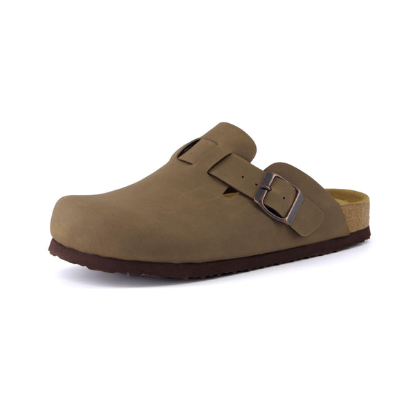 CUSHIONAIRE Hana Womens Clogs Comfortable Vegan Suede Clogs for Women